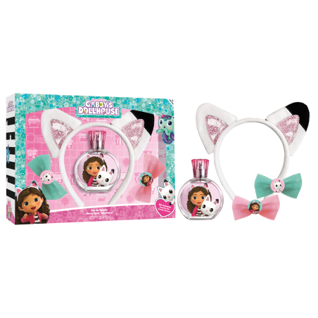Caixa Gabby's Dollhouse Eau de Toilette & Acessórios para Cabelo