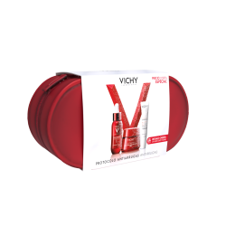 Caixa de Higiene Facial Vichy Liftactiv Collagen Serum + Creme de Dia + Protetor Solar Diário UV-Age FPS 50+
