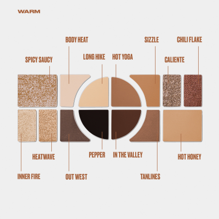 Shaped Palette Warm Limited Edition