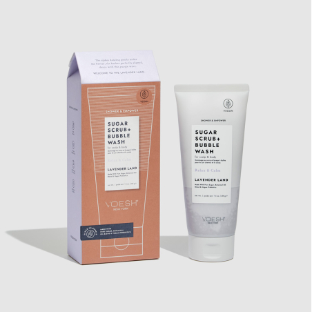 Sugar Scrub Bubble Wash Lavender