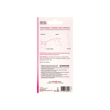 Lâmpada UV/LED Portátil para Unhas 6W