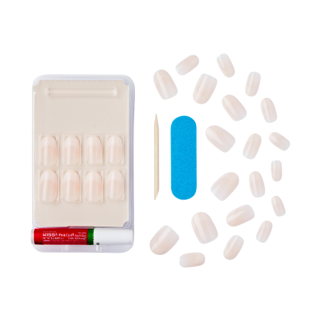 Salon Acrylic Nude Nails Graceful