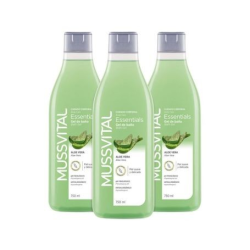 Kit Essencial de Gel de Banho Aloé Vera 750ml - Embalagem com 3 unidades
