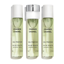Chance Eau Fraîche Eau de Toilette Twist And Spray 3X20ml