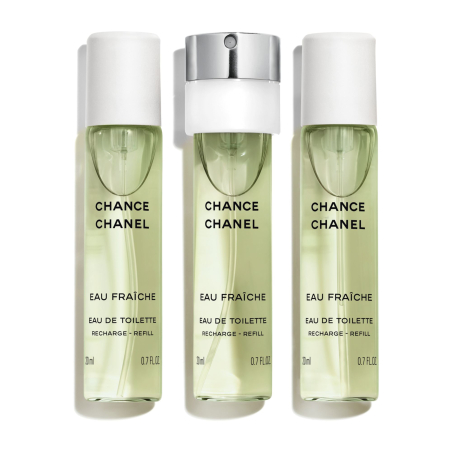 Chance Eau Fraîche Eau de Toilette Twist And Spray 3X20ml