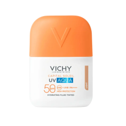 Fluide Hydratant UV Aqua Capital Soleil SPF 50 Teinte Légère