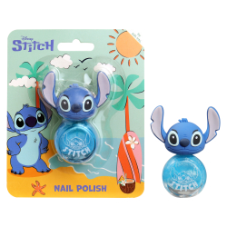 Stitch Nail Polish with 3D Cap in Light Pink or Blue