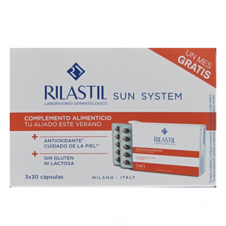 RILASTIL TRIPLO SUN SYSTEM ORAL 3x30CÁPSULAS