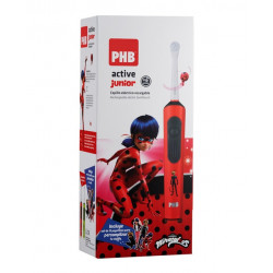 PHB ESCOVA ELÉTRICA RECARREGÁVEL ATIVE JUNIOR RED LADYBUG