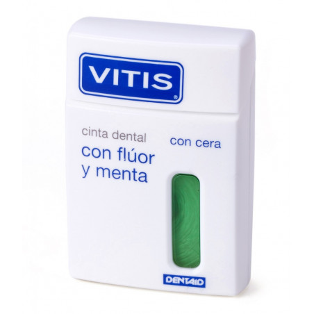 FITA DENTÁRIA VITIS COM CERA DE FLÚOR E HORTELÃ