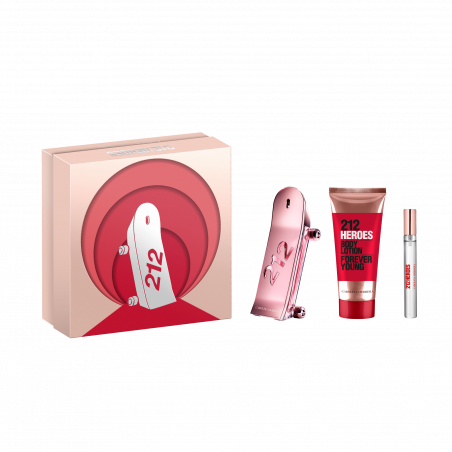 212 HEROES HER CAIXA EDP VAPOURISER 80ML+BODY LOTION 100 ML