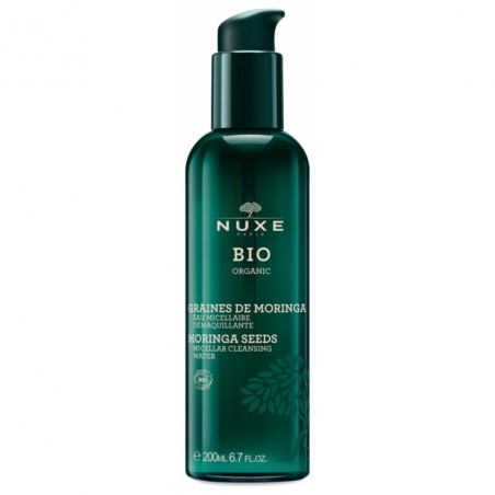 NUXE BIO ÁGUA MICELAR DEMAQUILANTE SEMENTES MORINGA 200 ML