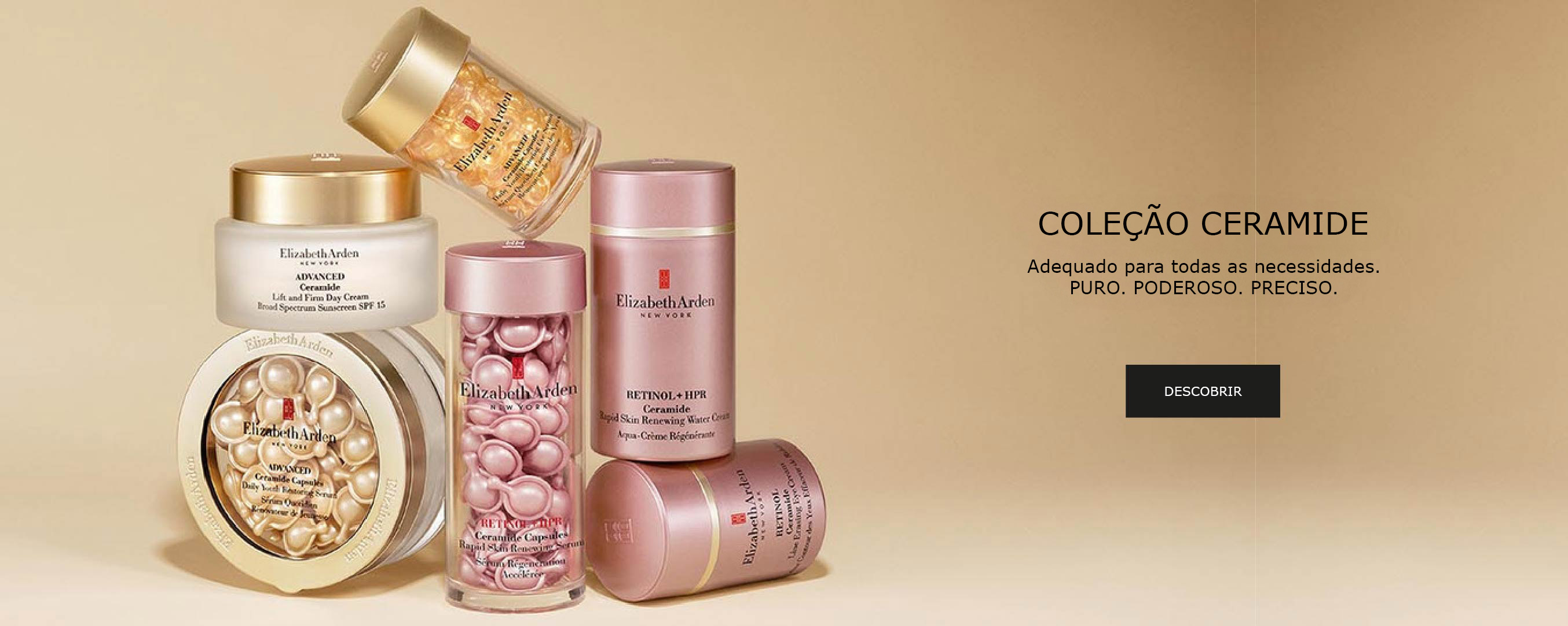 Coleção Ceramide Elizabeth Arden Coleção Ceramide Elizabeth Arden